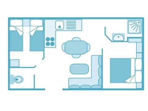 BUNGALOW 4 personnes - VENUS