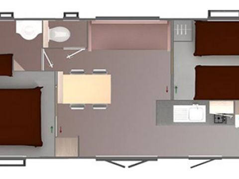 MOBILHEIM 4 Personen - SUBLIMA