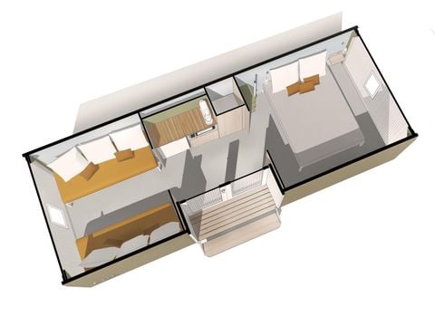 UNIEKE ACCOMMODATIE 4 personen - COCO SWEET (zonder sanitair)