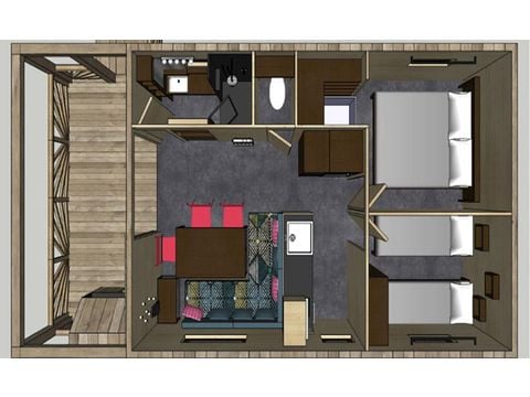 HÉBERGEMENT INSOLITE 6 personnes - CABANE