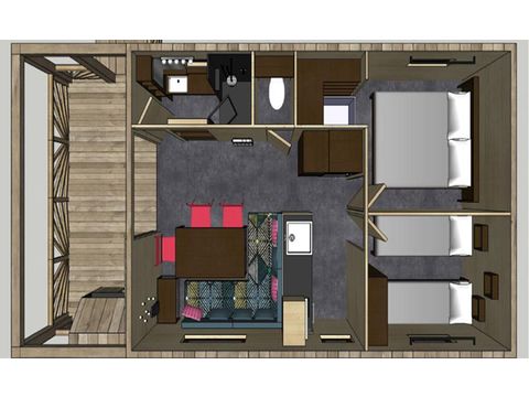 UNUSUAL ACCOMMODATION 6 people - CABANE