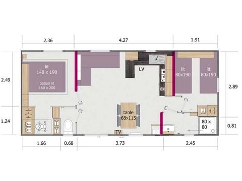 BUNGALOW 6 personnes - Bien être