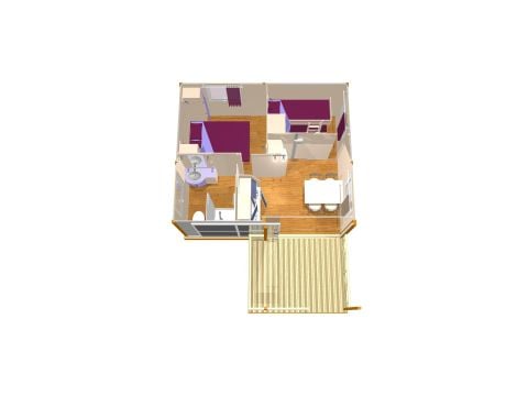 Chalet 4 personnes - STANDARD - TV
