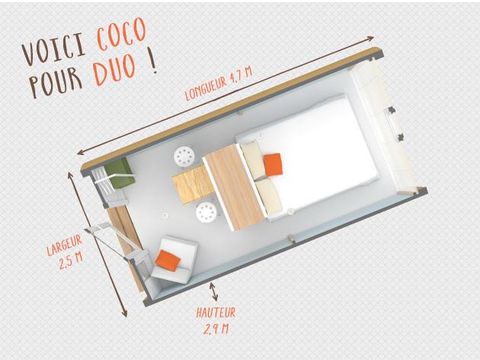Glampingtent 2 personen - Coco Duo