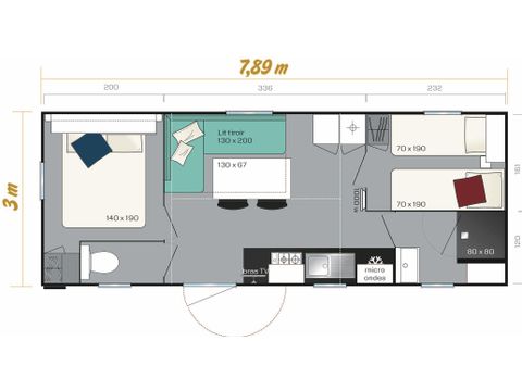 MOBILE HOME 5 people - Titania