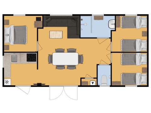 MOBILE HOME 6 people - Lavender