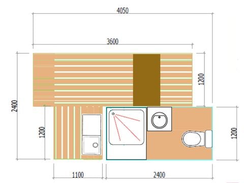 Stellplatz - Premium-Paket: Stellplatz 10A, ausgestattet mit einem Originale Freecamp