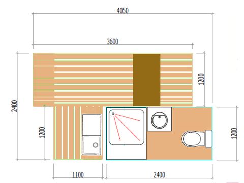 Stellplatz - Premium-Paket: Stellplatz 10A, ausgestattet mit einem Originale Freecamp