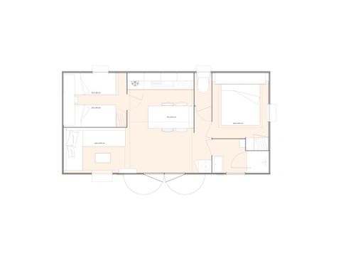 MOBILHOME 4 personas - LILAS