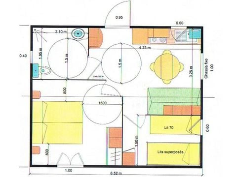 CHALET 4 people - CRL - 2 bedrooms + terrace - PMR