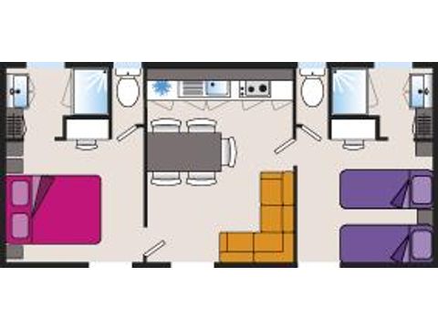 Mobile home 4 persons - VIP Zen