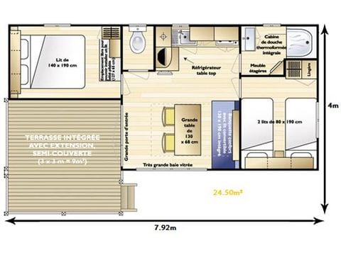 Mobile home 6 persons - MRI LOGGIA