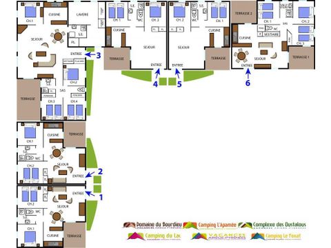 Country house 4 persons - T3