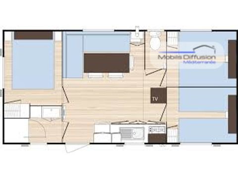 MOBILHOME 6 personas - ATLÁNTICO (llegada el sábado)