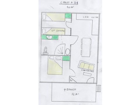 Chalet 5 persons - Wood (No. 24)