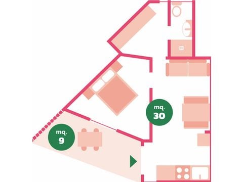 Chalet 4 persons - CAMELIA
