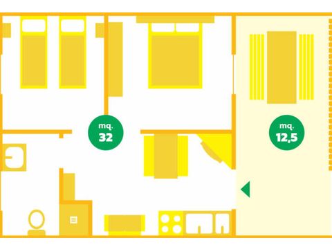 Huis 4 personen - MIMOSA