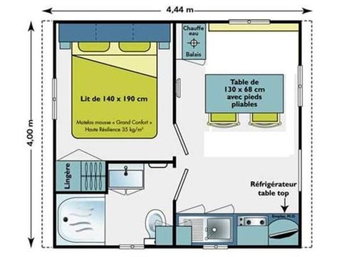 BUNGALOW 2 personnes - 2 personnes
