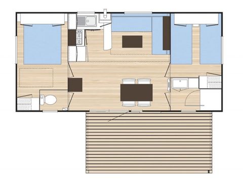 Casa mobile 6 persone - Spazio 2CH - 4/6P
