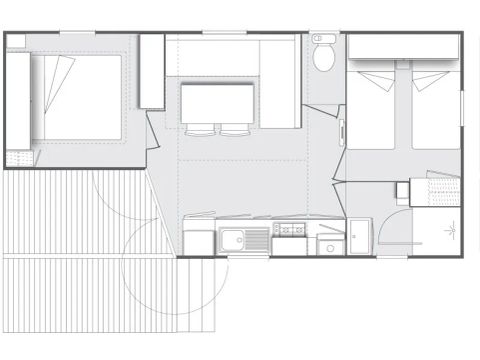 MOBILE HOME 5 people - 5-seater Comfort