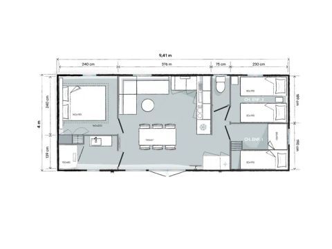 MOBILE HOME 6 people - 6 Premium seats