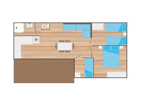 CHALET 6 people - GRAND CONFORT (Wednesday/Wednesday)