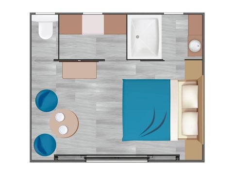 Mobilheim 8 Personen - Cottage Karussell