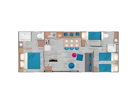 MOBILHOME 8 personnes - Cottage Carrousel