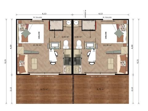 Chalet 2 Personen - Kleiner Schüler 2024