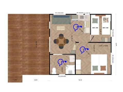 CHALET 4 persone - Cottage Titan PMR