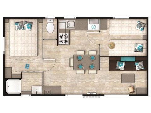 MOBILE HOME 6 people - Modulo 30m² (30m²)