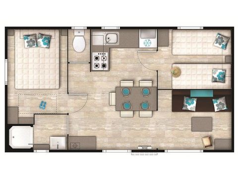 Mobile home 6 persons - Modulo 30m² (30m²)