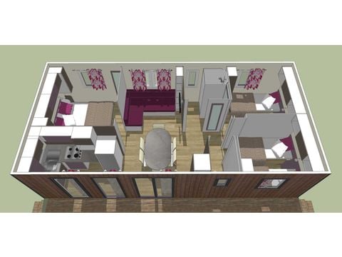 MOBILHOME 6 personas - CABAÑA SAUTERNES