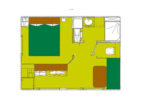 Mobile home 2 persons - Cottage St Emilion 2p 1 bdrm ***