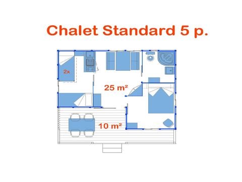 Chalet 6 Personen - Melià (Standard)