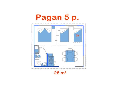 Tenda 5 persone - Pagano