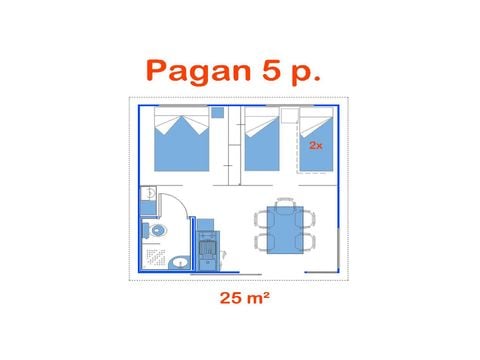 TIENDA DE CAMPAÑA 5 personas - Pagano