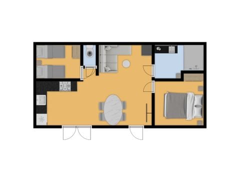 BUNGALOW 4 personnes - Vautour