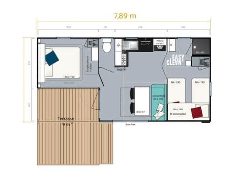 Mobilhome 5 personas - Loggia
