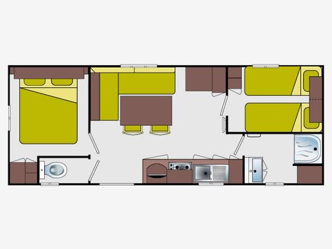 MOBILE HOME 4 people - 18 M²
