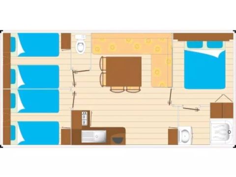 Casa mobile 6 persone - 4 Camere - 6 Persone - TV