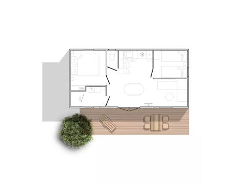 CASA MOBILE 4 persone - Accogliente 3 camere 4 persone