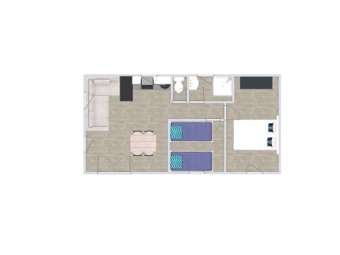 BUNGALOW 4 personnes - Mobil home prestige EMOTION  2 chambres