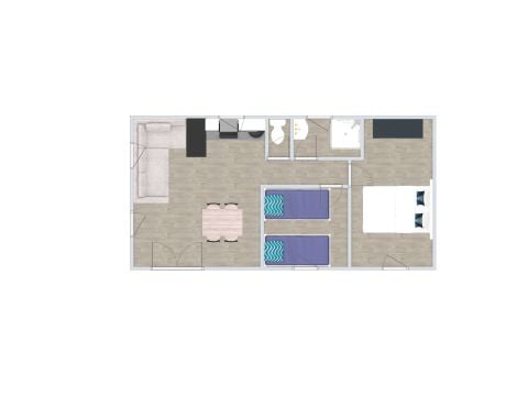 CASA MOBILE 4 persone - Casa mobile di prestigio EMOTION 2 camere da letto