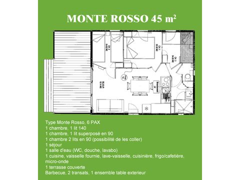 CHALET 7 Personen - Monte Rosso Luxus (Ankunft Samstag)