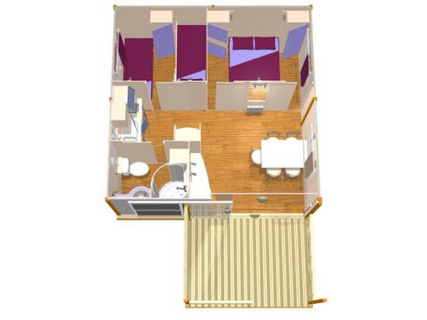 Bungalow 5 personnes - Morea