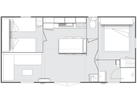MOBILHOME 6 personnes - CLIM