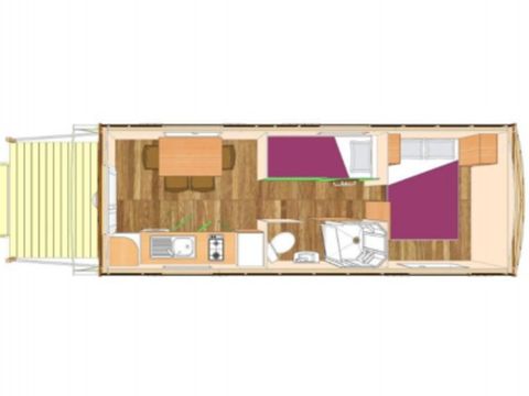 Tiny house 4 personnes - Ciela Roulotte - 1 chambre - Salle de bain
