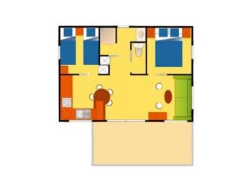 CHALET 6 persone - Chalet Ciela Family PMR - 2 camere da letto
