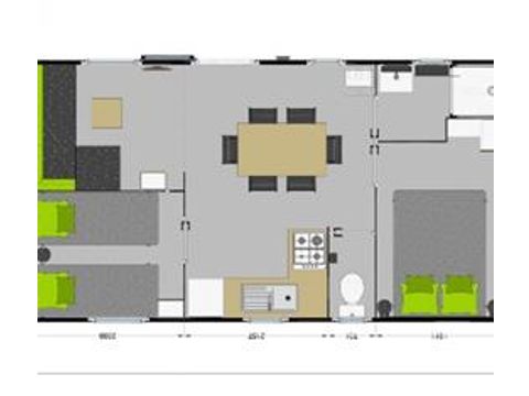 Mobile home 6 persons - Modulo